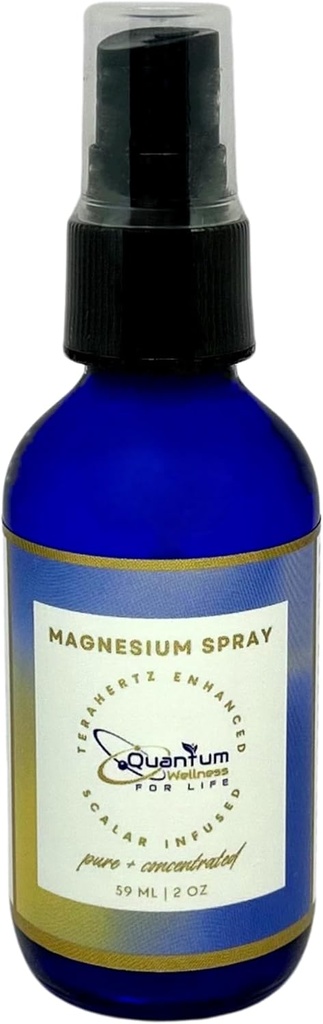 Magnesium Spray, Scalar Energy Infured, Pure and Organic, Lavet i USA, Glasemballage (2 oz Spray Flaske)