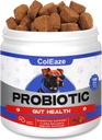 Probiotika til hunde, 150 Chews Hund Probiotika til fordøjelsessygdomme, Hund Probiotika Chews med 6 fordøjelsesenzymer til Gut Health, Diarré, Itchy Hud og Itchy Ører Immunitet - Lamb Flavor