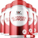 5 Pack - Glycogen Support, Wonderfix Glycogen Control Advanced Formel, Glycogen kapsler, Glycogen Fix med kraftfulde ingredienser, 30 kapsler Per flaske for 150 dage