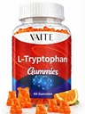 L Tryptophan 1000mg Gummies - Chewable Supplement for positiv Outlook, rolig støtte & indre balance, 60 Vegan Gummy til at fremme afslappende nætter, Support Mental Fokus & tilskynde Fredelig søvn