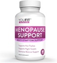Menopause Relief kapsler til kvinder - Naturlige menopause kosttilskud til kvinder - Komplet dag og nat menopause support - Reducerer varme blinker, stress, nat sweats - 30 Serveringer