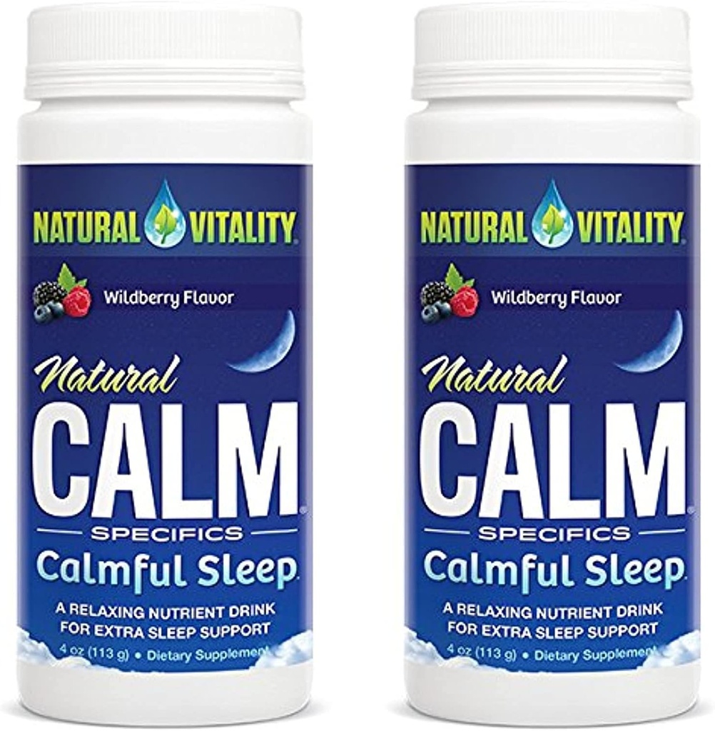 Naturlig Vitality Natural Calmful Sleep (Wildberry Flavor), 2 Pack