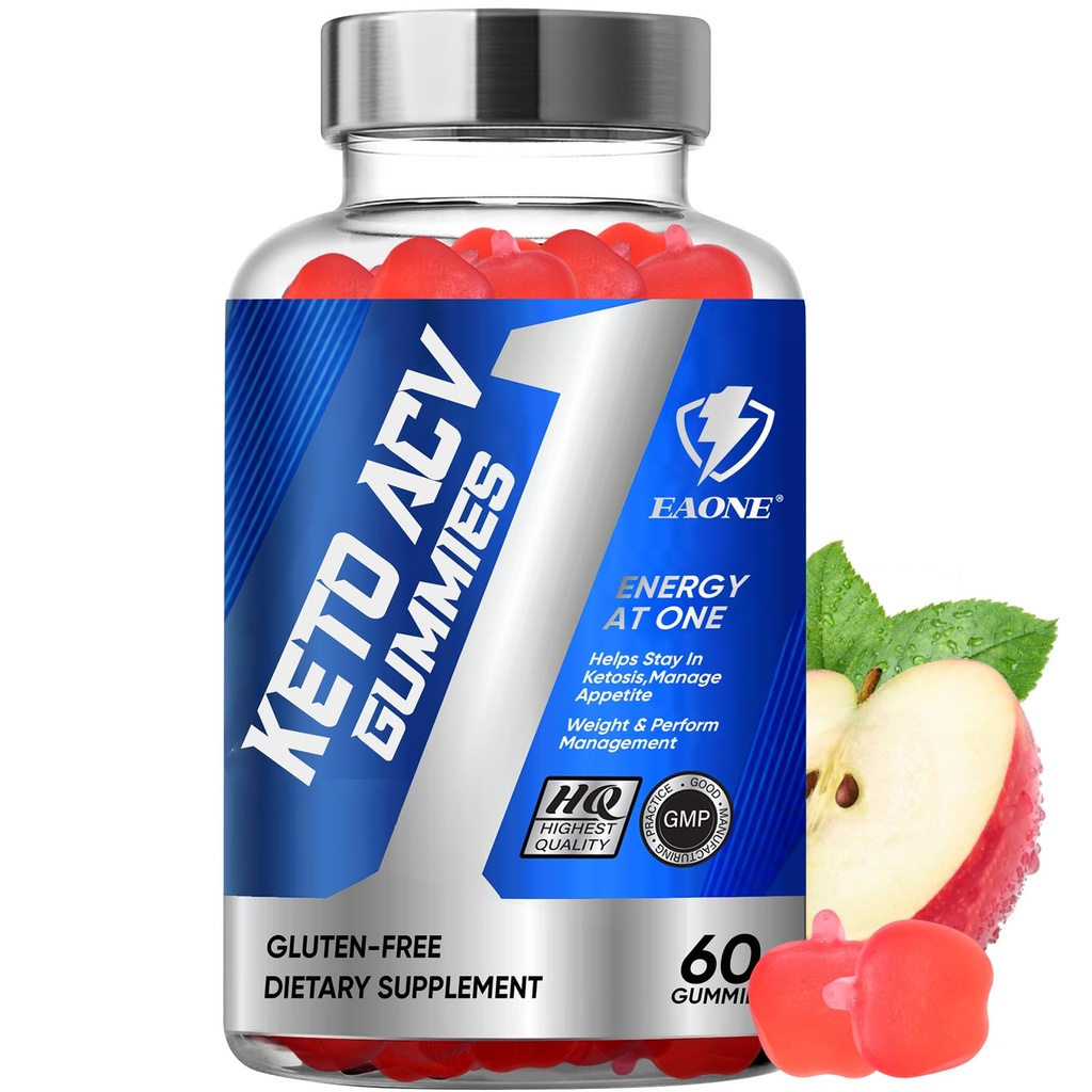 2000Mg Advanced Keto Acv Gummies, Lean Light Keto Acv Gummies, Include Acv B6 B12 Folate, Keto Gummy Supplement Kvinder og mænd