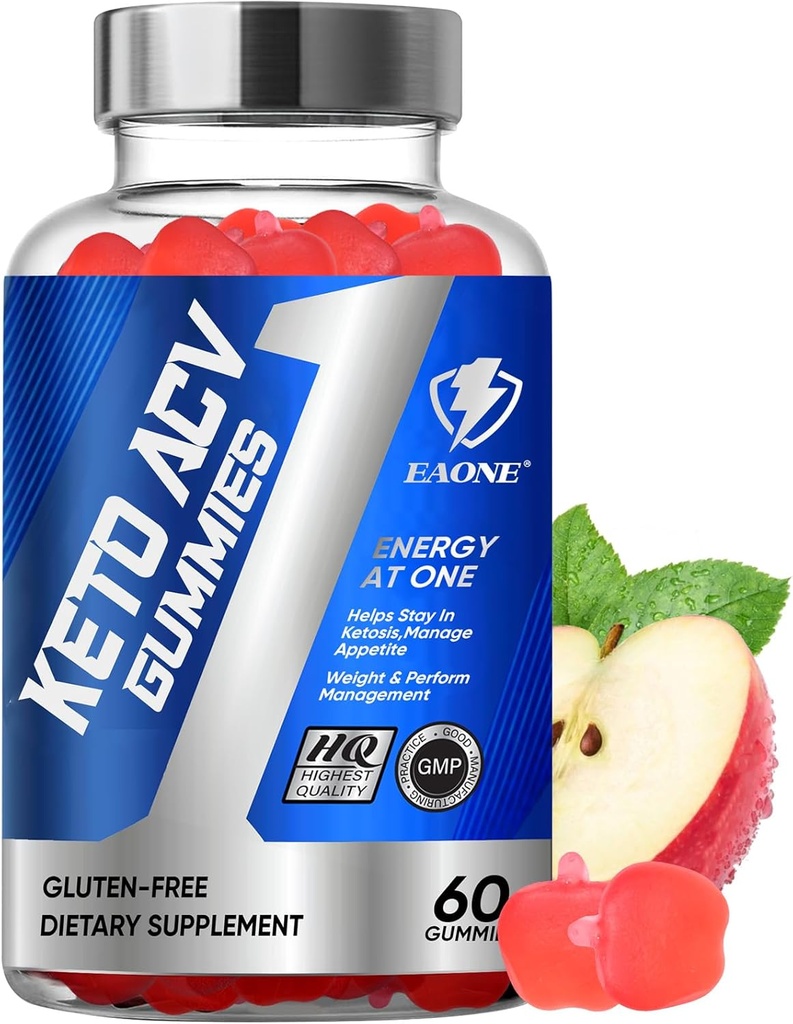 2000Mg Advanced Keto Acv Gummies, Lean Light Keto Acv Gummies, Include Acv B6 B12 Folate, Keto Gummy Supplement Kvinder og mænd