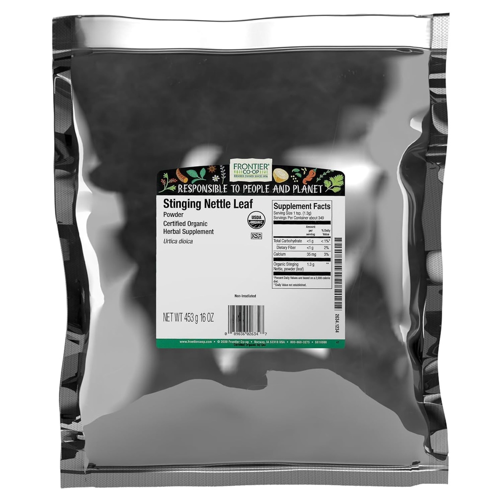 Frontier Co-op Organic Ground Stinging Nettle Leaf 1lb