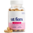 UT- Fem løsning - Fast- Fungerende Urinary Tract Flush til kvinder, Proaktiv UTI support, fremmer Cleansing & Comfort, Clinical- Strength D- Mannose, Tranebær, og naturlige ingredienser - 60 Veganske kapsler