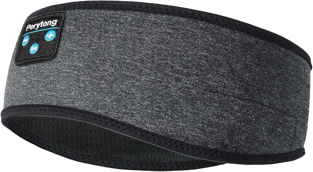 Perytong Sleep Headphones, Trådløse Headphones Bluetooth Headband, Sleeping Earphones til Side Sleeper, Elastisk Musik Sleep Headband, ASMR Trådløs Eye Mask Tech Gadgets Gaver til mænd Kvinder