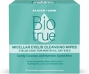 Biotrue Micellar Eyelid Care for Irritated and Try Eyes Cleansing Wipes, fra Bausch + Lomb, Multi, 30 Greve
