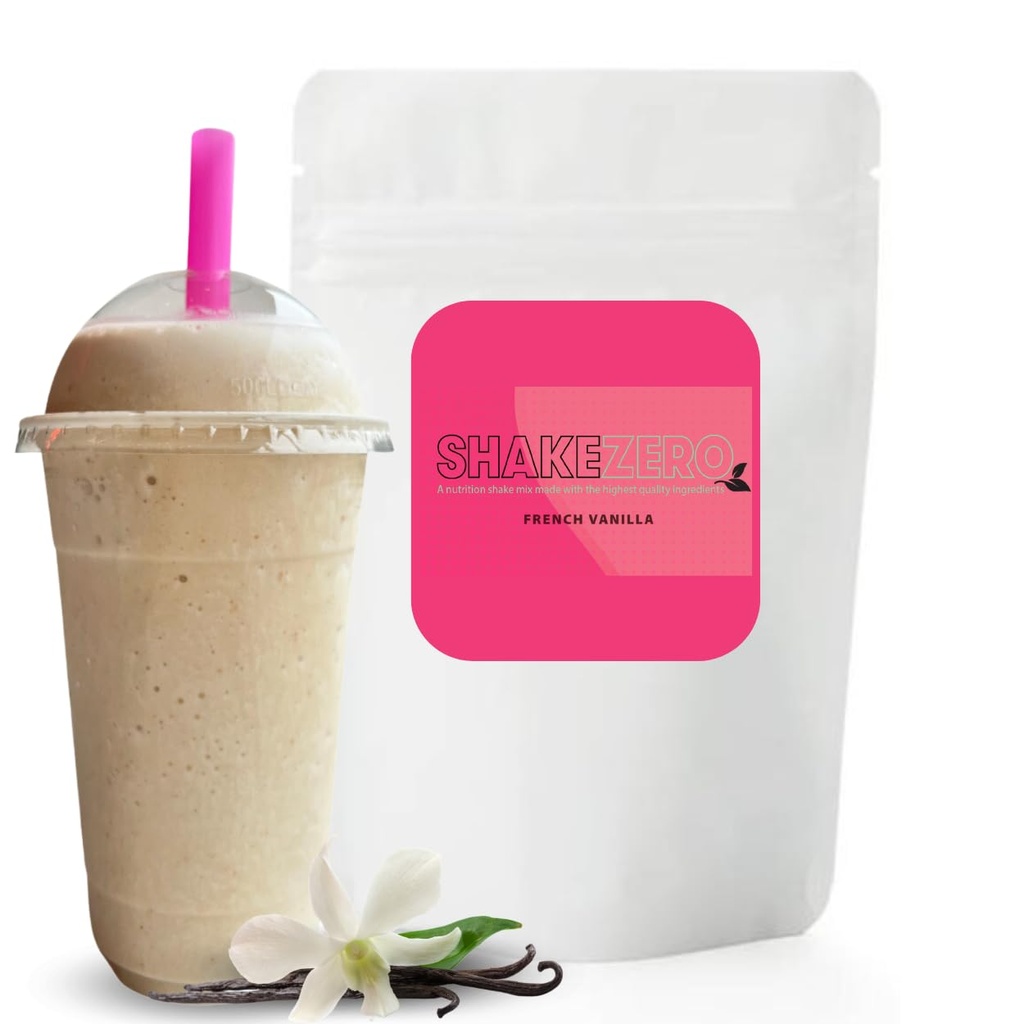 Shakezero French Vanilla (1- 5lb Pkg) ~ Plantbaseret protein Powder Meal Erstatning Shake Mix