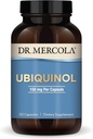 Dr. Mercola Ubiquinol - 150 mg Ubiquinol - Understøtter energiproduktion - Antioxidant supplement - Non- GMO, Gluten- Free & Soy- Free - 90 Kapsler (90 Servere)