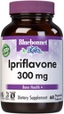 BlueBonnet Nutrition Ipriflavone 300mg - for ben sundhed * - Ostivone Kilde - Non-GMO, Vegan, Kosher Certified, Gluten- Free, Soy- Free, Dairy- Free - 60 Vegetabilske kapsler, 60 Servere