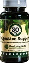 Sølv Lining urter hund fordøjelsesstøtte - Hund Kosttilskud til sund fordøjelse & Gut funktion - Natural Herbal Blend hund vitaminer med Slippery Elm Bark, Ingefær & mere - 90 kapsler