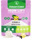 Smart Eats - Jern pulver • 124; stærkt Absorberet • 124; Avoids bivirkninger • 124; Komplet ernæring: protein, vitaminer, fibre, antioxidanter • 124; Gør Tasty Drinks & Shakes • 124; Vegan • 124; Vanilla Flavor • 124; 30 Scops