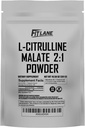 L Citrullin Malat 2 1 Pulver 300 Bedste - Bulk Ingredient - Gratis form Aminosyre Pre Workout Supplement - Rå og Ren uden tilsætningsstoffer ved Fit Lane Nutrition.