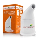 NATURLIG OPLØSNING Keramisk saltindhalering med 2 himalayanske lyserøde saltaflejringer, renser luftvejene, Relief Breathing Congestion, Inhaler til Astma White 1 Greve
