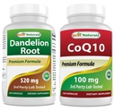 Bedste Naturals Mælkebøtte Root 520 mg & COQ10 100 mg