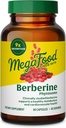 MegaFood Berberine Phytosome - Berberine Supplement 550 mg per servering, 1100 mg dagligt - 9X Absorption - Understøtter en sund metabolisme & Kolesterol Niveauer - Vegan - 60 kapsler, 30 dages forsyning