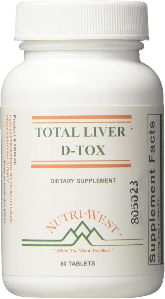 Nutrition-West - Total Liver- D- Tox - 60