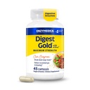 Enzymedica Digest Gold + ATPro, Maksimal styrke fordøjelsesenzymer, Hjælper Digest store måltider til Instant Bloating Relief, 45 Greve