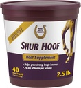 Horse Health Shur Hoof Hoof Supplement til heste, Hjælper vokse stærk, hårde køer, 2,5 Pund, 40 dages forsyning