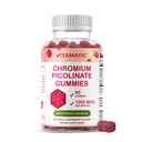 Vitamatisk chrom picolinat 1000 mcg - 90 Gummies - Høj potens chrom - Raspberry Flavor