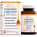 A1Vitality NovaSOL gurkemeje 1000mg - Klinisk Proven 185x Højere Absorption - fremmer fælles komfort, mobilitet & samlede wellness - ikke-GMO, Læge Formuleret, 60 Softgels.