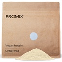 ProMix Nutrition Plant- Based Vegan Protein Powder, Unflavored - Pea Protein & Vitamin B- 12 - Post workout Fitness & Nutrition Shakes, Smoothies, Bagning & Madlavning Opskrifter - 2,5 Pund (pakke med 1)
