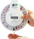 e- Pill MedTime Pro - Sikker låst automatisk pille dispenser med Clear Lid for nem overvågning og pålidelig medicinering