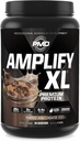 PMD Sports Amplify XL Premium Whey Protein Supplement Hydro Greens Blend - Glutamine and Whey Protein Matrix with Superfood for Muscle, Strength and Recovery - Toffee Macchiato (24 Servings)