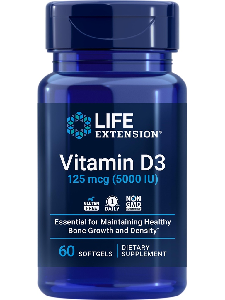 Life Extension Taurine 1000mg and Vitamin D3 5000IU, Heart, Liver, Brain, Bone, Immune and Muscle Health, Non-GMO, 90 Capsules and 60 Softgels
