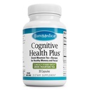 EuroMedica Cognitive Health Plus - Sund hjerne supplement til støtte fokus & hukommelse - ikke-GMO & Vegan tillæg med græsk Mountain Tea & Botanicals - 30 kapsler (30 Servere)