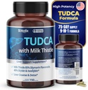 TUDCA tillæg med mælk tidsel - 85% Silymarin Flavonoider - Understøtter lever Wellness & fordøjelse - Made in USA