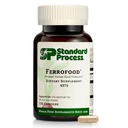 Standard Process Ferrofood - Blood Health Supplement - Enzyme Support med Vitaminer B12, C, & Iron - Non- Dairy & Non- Soy - 150 kapsler (40 Servere)