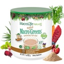 MacroLife Naturals MacroCoco Green Chocolate Superfood Powder for Kids Raw Fruits Veggies Probiotika & fordøjelsesenzymer, Immunitet Energi, Non- GMO, Vegan, Gluten, Dairy Free - 7oz (32 Servere)