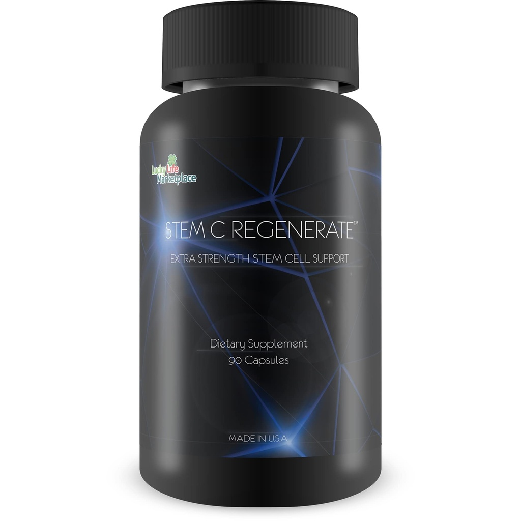 Stem C Regenerate - Natural Stem Cell Support - Hjælp Support Boostet Natural Stem Cells, Støtte Reduceret Betændelse, og Oxidation - Bedste Stem Cell Kosttilskud Self Prolared