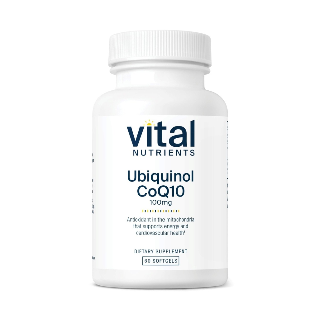 Vital Nutrients Ubiquinol CoQ10 100mg