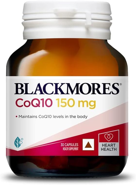 Blackmores CoQ10- 124; Australiens mest betroede vitamin mærke 124; øger hjertets sundhed & energi; 124; Høj Absorption 124; 150mg, pakke med 30 kapsler