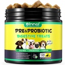 Probiotika til hunde - Pre & Probiotiske fordøjelsesprocesser til hunde, Support Gut Sundhed, Sæsonallergier, Itchy Øre, Hundetillæg bløde tyre, Immunitet funktion Support til hunde - 120pc / Duck Flavor