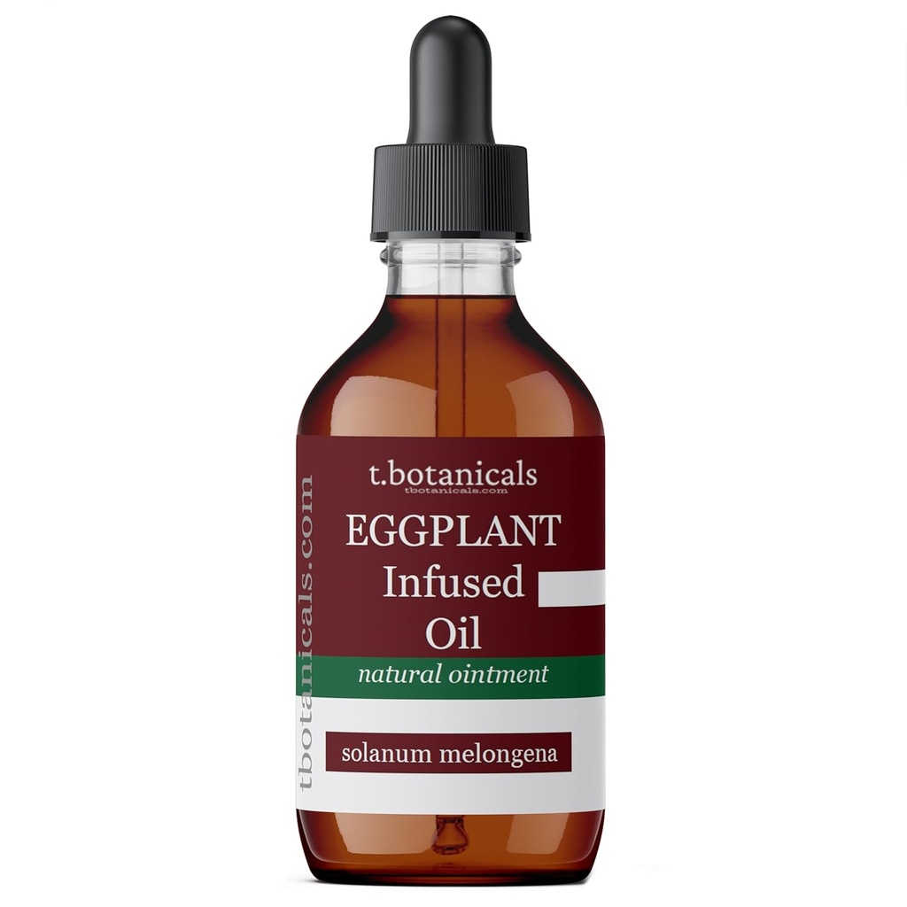 Eggplant Oil Eggplant Infunderet olie til hudsygdomme Broad Spectrum Eggplant ekstrakt
