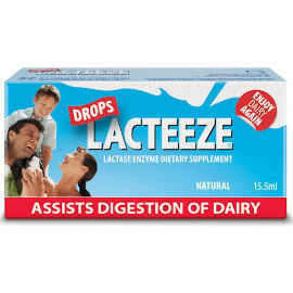 Lactase Enzyme Lacteeze Drops 15, 5 ml Flydende af Gelda Sci (1)