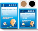 KONGDY 10 Counts Motion Sygdom Patches for børn voksne, Seasick Patch for Cruise fra Rejser med vandtæt og ikke Drowsy, Sea Sygdom Patches Bag Øre
