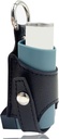 Holder rejsetilfælde for Astma Inhaler, Kompakt sag for Handy Inhaler for voksne og børn (kun sag) (Black- Black)