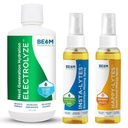 Beam Minerals Electrolyte Imbalance Solution Electrolyze and Insta- Lytes Natural Liquid Electrolytes 2oz and Happy- Lytes Fulvic Electrolyte Misting Spray 2oz