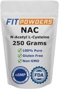 NAC Powder N- Acetyl L- Cysteine Powder Scoop Inkluderet (250 Gram)