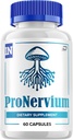Pronervium Nerve Health Support Pills, Pronervium Anmeldelser, Pronervium Nootrope Advanced Formel, Pronervium All Natural Focus Supplement, Pronervium Brain Support Anmeldelser (1 pakke - 60 kapsler)