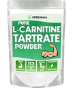XPRS Nutra L Carnitin L Tartrate Powder - Premium Pure L Carnitin Tartrate - L- Carnitin - Vegan Friendly Bulk L Carnitin Powder - Aminosyretilskud (4 Ounce)