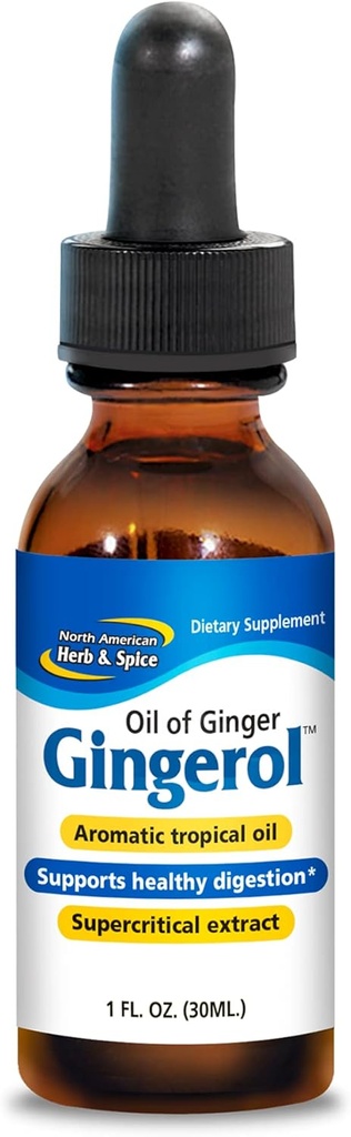 North American Herb and Spice, Gingerol, Ingefær Olie, 1-Ounce