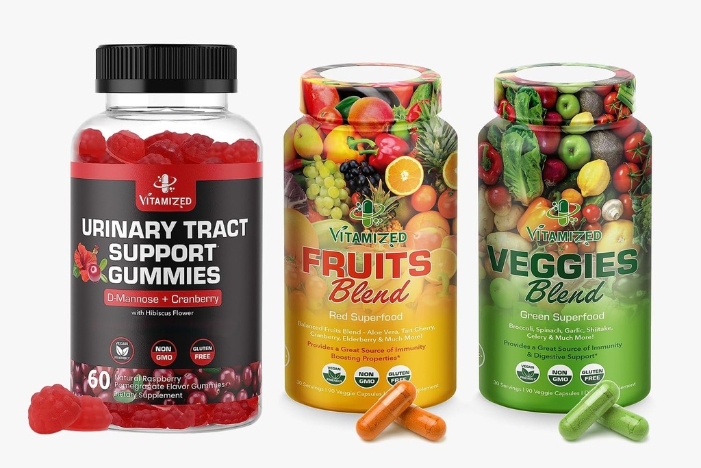 Komplet Wellness Combo: Urinveje & frugter / grøntsager
