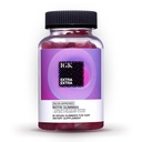 IGK biotin hår gummies 10,000mcg biotin (60 greve), jordbær aromatiseret, hårvækst supplement gummies for sundt hår, hud & negle, Vegan, hjælp til at bekæmpe hårtab & tynding
