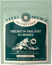 Vital Source Nutrition - Premium Shilajit Gummies - Bone, Brain, Energy & Vitality Support - Himalaya Organic Shilajit - Vegan, Gluten- Free & Halal - Sommer Watermelon - 60 Gummies - 30 Servere